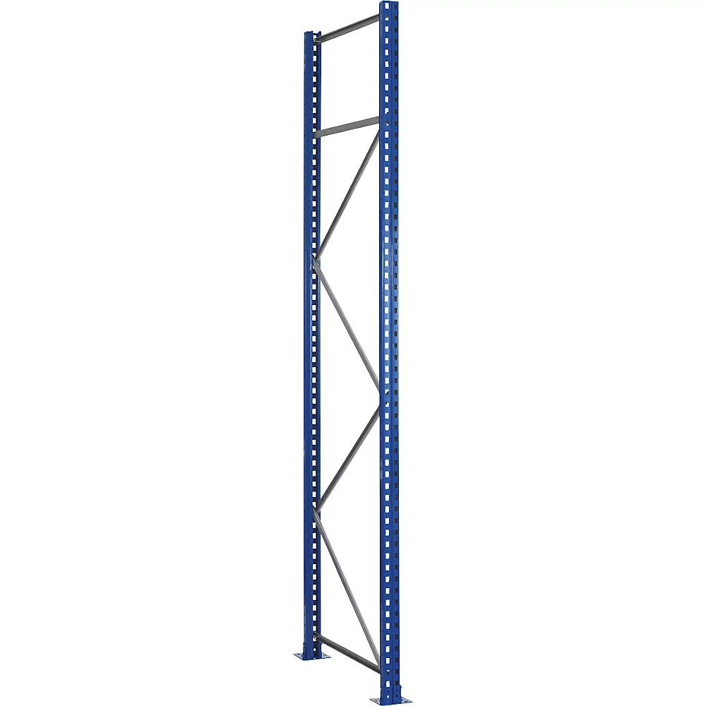 SCHULTE Marco soporte para estanterías de palets, acero, altura 3500 mm, A x P del marco soporte 76 x 1100 mm