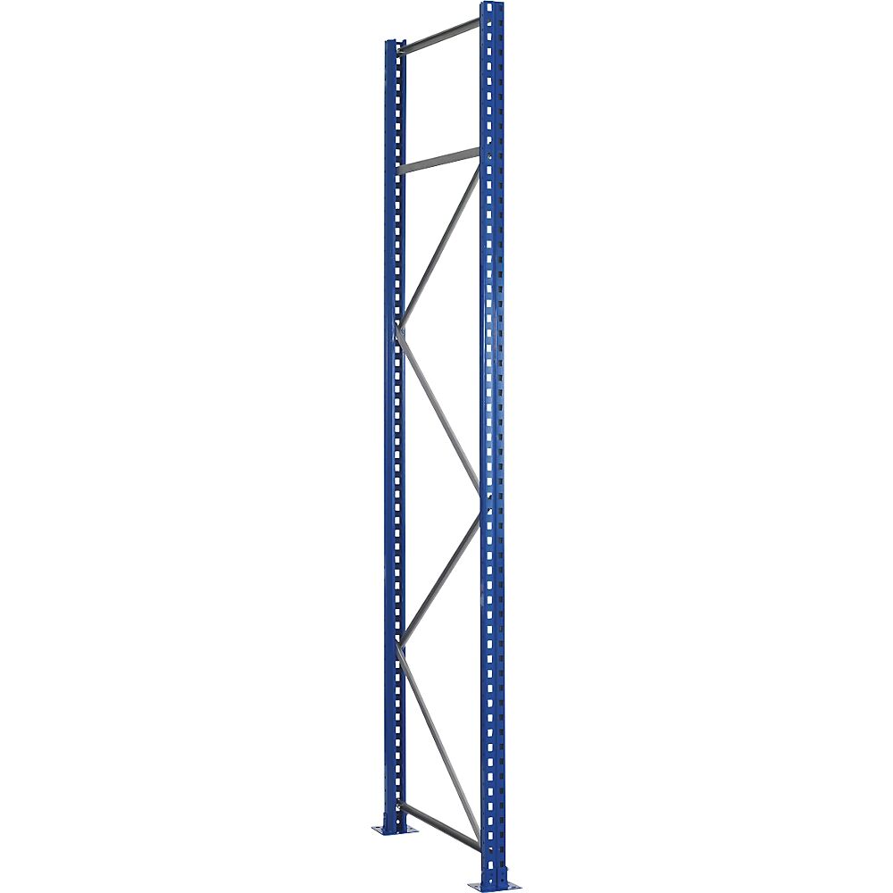 SCHULTE Marco soporte para estanterías de palets, acero, altura 5000 mm, A x P del marco soporte 100 x 1100 mm