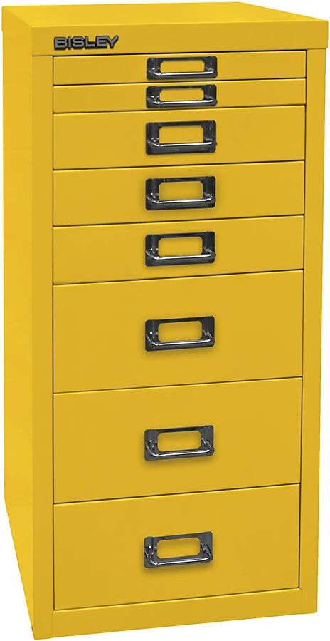 BISLEY Serie 29 MultiDrawer™, DIN A4, 8 cajones, amarillo