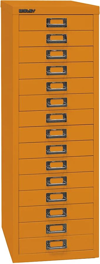 BISLEY Serie 39 MultiDrawer™, DIN A4, 15 cajones, naranja