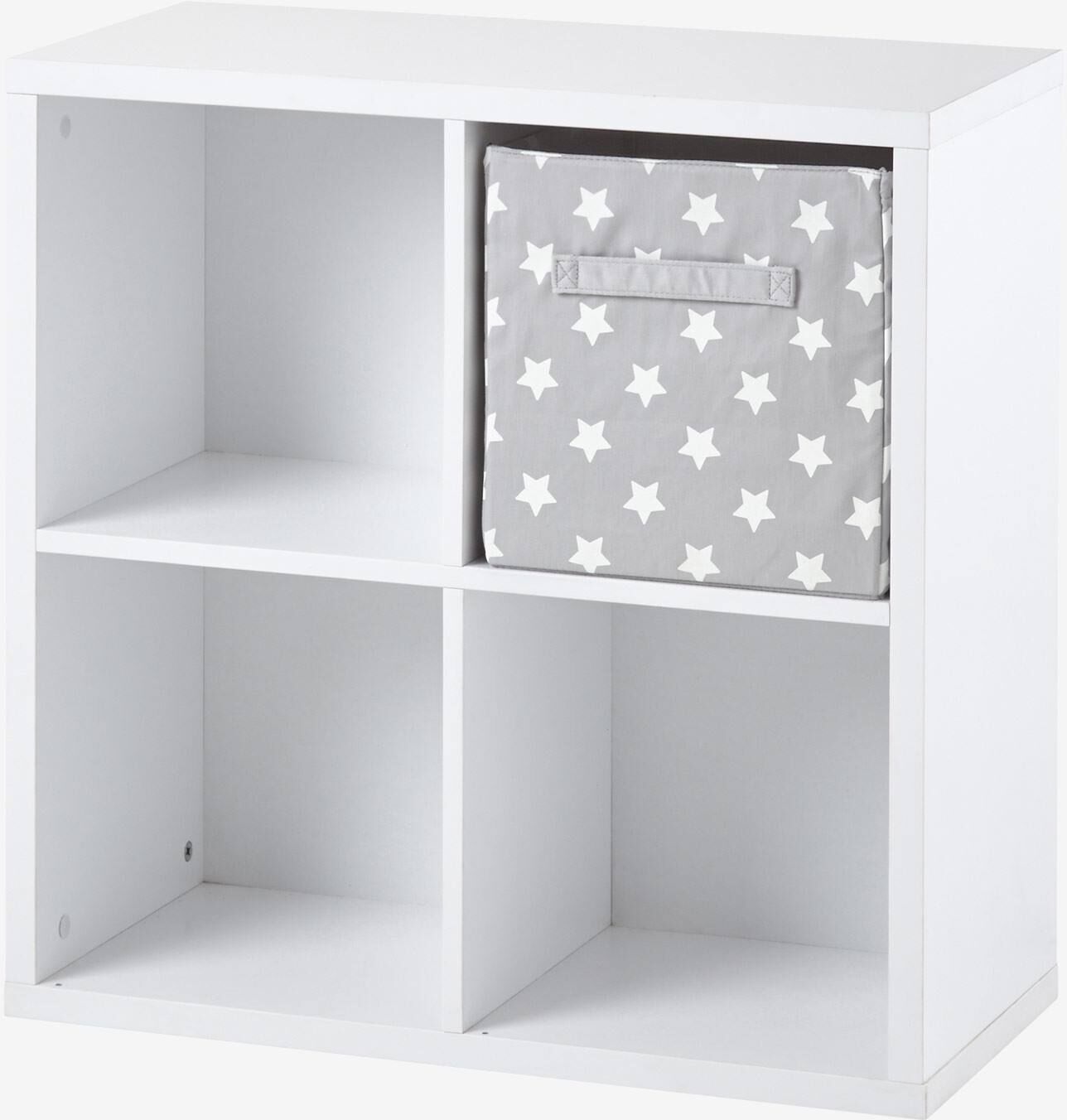 VERTBAUDET Mueble de almacenaje 4 casilleros blanco