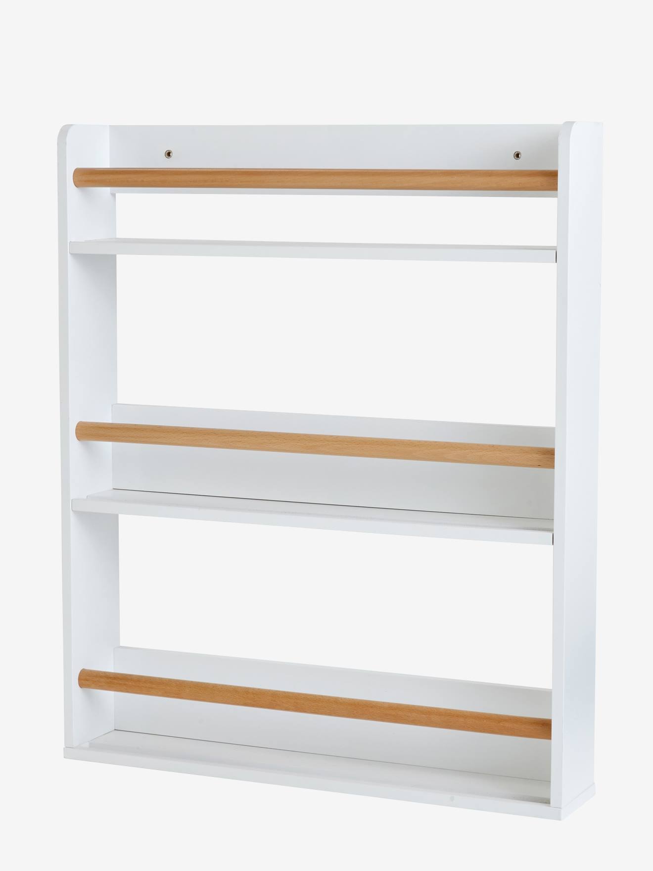 VERTBAUDET Estantería para libros de 3 niveles blanco / madera