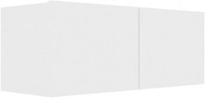 vidaXL Mueble Para Tv Madera Contrachapada Blanco 80x30x30 Cm