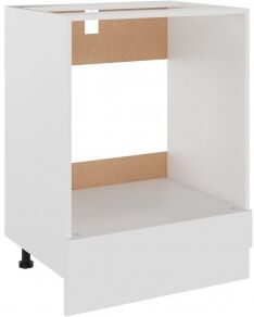 vidaXL Armario Para Horno De Madera Contrachapada Blanco 60x46x81.5 Cm