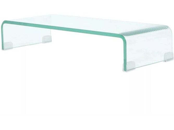 ART Soporte del Monitor ART PLANET (60x25x11cm - Vidrio - Transparente)