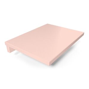 ABC MEUBLES Tablette de chevet suspendue bois - - Rose Pastel