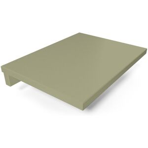 ABC MEUBLES Tablette de chevet suspendue bois - - Taupe