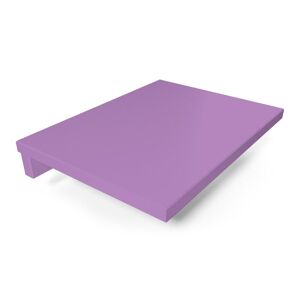 ABC MEUBLES Tablette de chevet suspendue bois - - Lilas - / - Lilas