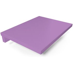 ABC MEUBLES Tablette de chevet suspendue bois - - Lilas