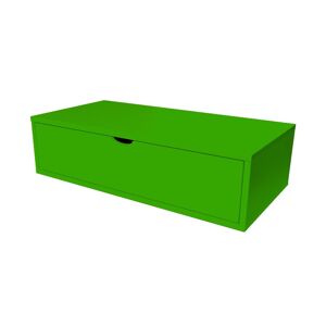 ABC MEUBLES Cube de rangement bois 100x50 cm + tiroir - - Vert