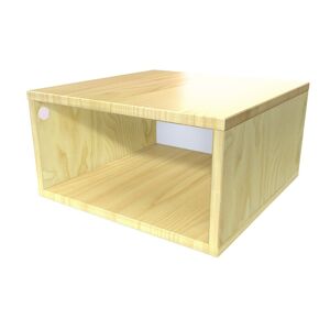 ABC MEUBLES Cube de rangement bois 50x50 cm - 50x50 - Miel