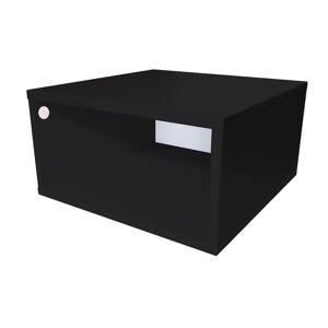 ABC MEUBLES Cube de rangement bois 50x50 cm - 50x50 - Noir