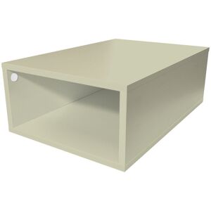 ABC MEUBLES Cube de rangement bois 75x50 cm - - Moka - / - Moka