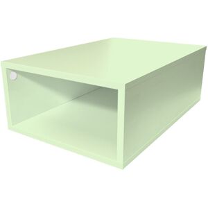 ABC MEUBLES Cube de rangement bois 75x50 cm - - Vert Pastel - / - Vert Pastel