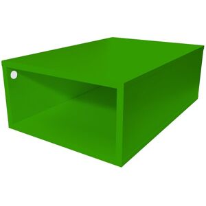 ABC MEUBLES Cube de rangement bois 75x50 cm - - Vert