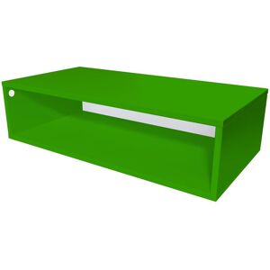 ABC MEUBLES Cube de rangement bois 100x50 cm - - Vert - / - Vert