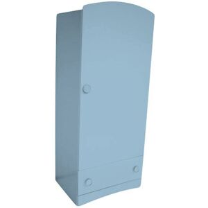 ABC MEUBLES Armoire enfant 1 porte + 1 tiroir Isla - - Bleu Pastel - / - Bleu Pastel