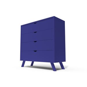 ABC MEUBLES Commode Scandinave en bois massif Viking - - Bleu foncé - / - Bleu foncé - Publicité