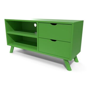 ABC MEUBLES Meuble TV Scandinave bois Viking - - Vert - / - Vert