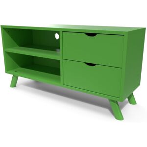 ABC MEUBLES Meuble TV Scandinave bois Viking - - Vert