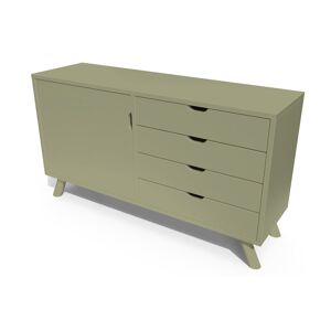 ABC MEUBLES Buffet scandinave bois Viking - - Taupe - / - Taupe