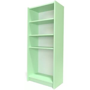 ABC MEUBLES Étagère Bibliothèque Bois - - Vert Pastel - / - Vert Pastel