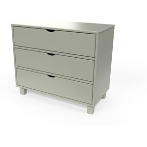 ABC MEUBLES Commode bois 3 tiroirs Cube - - Moka - / - Moka - Publicité