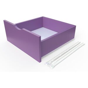 ABC MEUBLES Tiroir pour cube 50 - - Lilas - / - Lilas