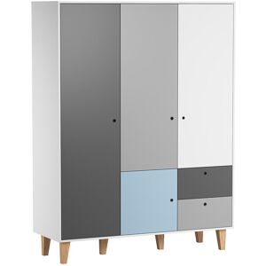 Armoire 3 portes Concept Bleu