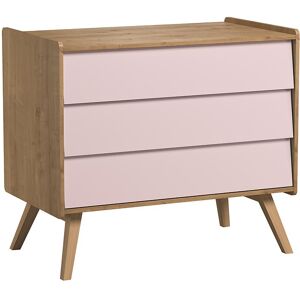 Vox Commode 3 tiroirs Vintage Bois Rose - Publicité