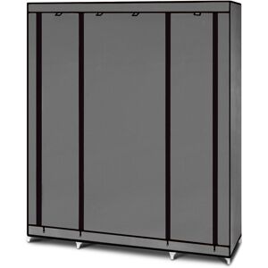 Pratik Garden - Armoire zippée grise - 135x175x45 cm Gris - Publicité