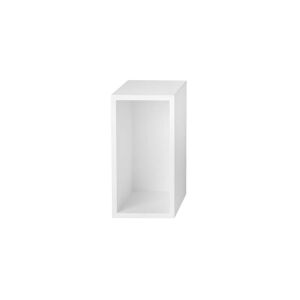 Muuto - Stacked Module d'étagère système avec paroi arrière, petit / blanc