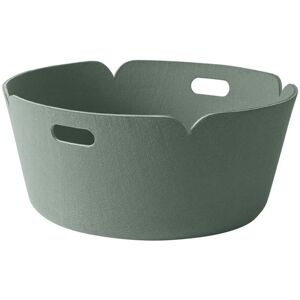 Muuto - Restore Panier de rangement rond, vert