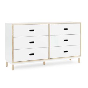 Normann Copenhagen - Commode Kabino avec 6 tiroirs, blanche