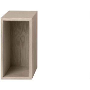 Muuto - Stacked Module d'etagere systeme avec panneau arriere, petit / chene