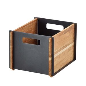 Cane line Box Boite de rangement Indoor Teck gris lave