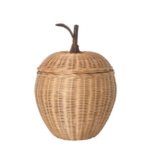 ferm LIVING - Panier à pommes tissé, ø 19 x h 30 cm, rotin