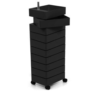 - 360° Container 10 compartiments, noir