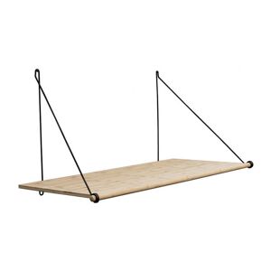 We Do Wood - Loop Shelf chêne / noir acier