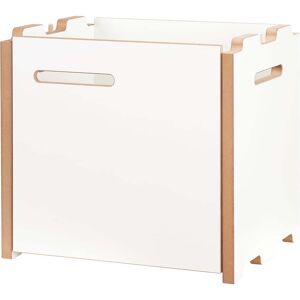 Tojo - Halbstark Systeme d'etageres, module d'extension avec porte a droite, blanc