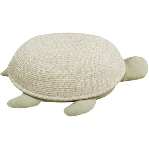 Lorena Canals - Sea Turtle Panier de rangement, Mama, 45 x 70 cm, naturel / olive