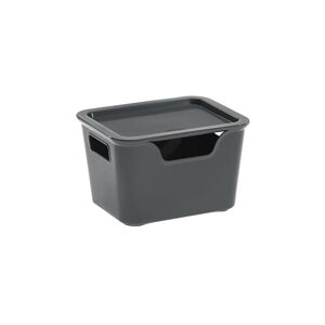 CEP - Boîte de rangement polypropylène 1,9 l Bella - gris - Lot de 6 - Gris - Publicité