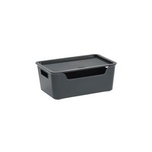 Boîte de rangement grise polypropylène 4,22 l CEP Bella - Lot de 6 - Gris - Publicité