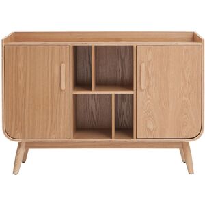 Miliboo - Buffet scandinave en bois clair 2 portes L122 cm hallen - Frêne - Publicité