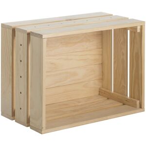 - Caisse en pin massif modulable Home box Grande