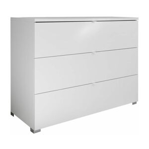 Tft Home Furniture - Commode 3 tiroirs white - Publicité