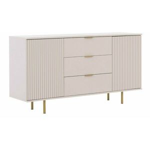 Mobilier1 - Commode Providence U101, Cachemire, Avec tiroirs et portes, 80x150x41cm - Cachemire - Publicité