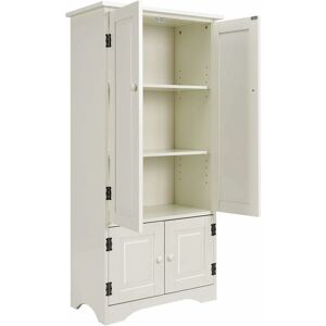 Armoire meuble armoire de rangement étagères réglables Neuf - Costway - Publicité