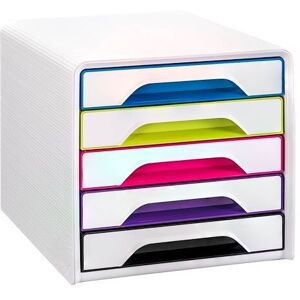 Module de classement CEP Smoove Arctic 5 tiroirs - multicolore - Blanc/assortis - Publicité