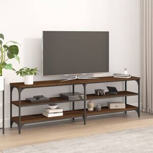 Vidaxl - Meuble tv chêne marron 160x30x50 cm bois d'ingénierie - Publicité